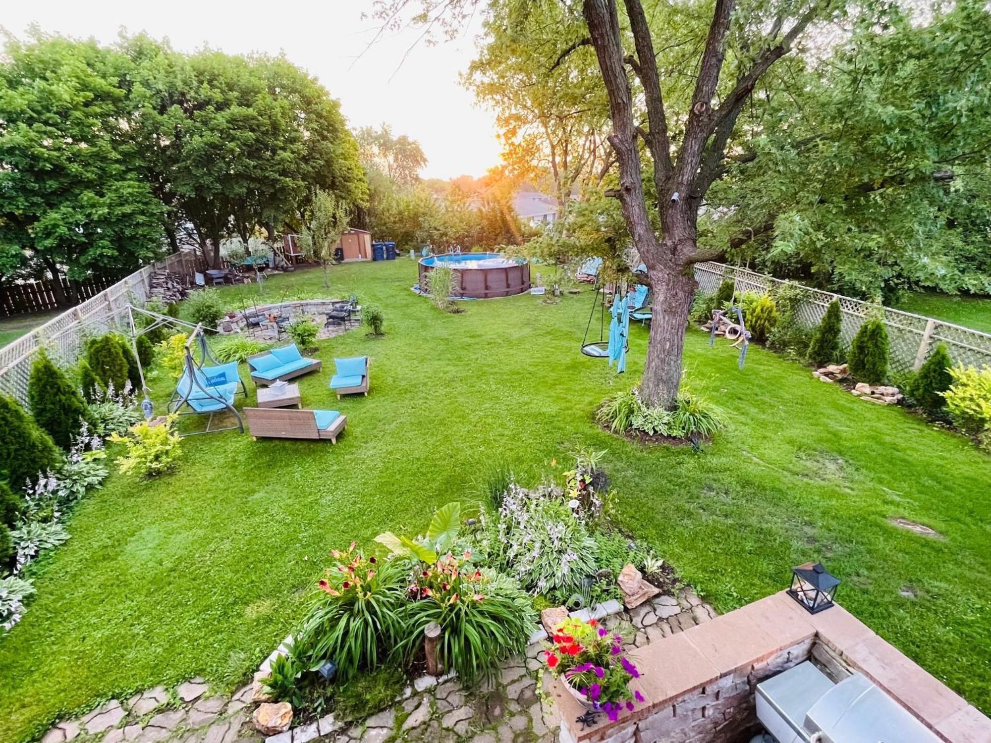 Schaumburg Paradise Oasis With A Secret Garden And Private Pool Exterior photo